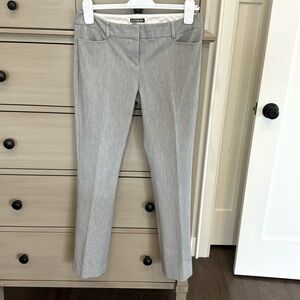 Express gray business, casual slacks size 4, regular straight leg